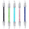 Dranng 5pack Pennello Silicone Unghie - Pennelli Unghie Gel 3d,testa Manicure Intaglio Penna,Spazzole Per Unghi e Con Strass, Modellazione Di Precisione E Design 3D Per nail art Acrilico E Gel