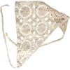 Generico Fascia Bandana per Capelli - Sciarpa per Capelli Boho Donna - Fiori All'Uncinetto Margherite Elastica Leggera Per Feste Spiaggia Trecce Yoga Cowgirl