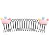 Jingmiger Pettini laterali per donne, pettini per capelli per donne capelli sottili | Corona di fiori forcine per capelli rotti | Forte copertura laterale decorativa Hold Hairpin for Bun Styling Girls Accessoir