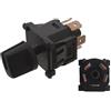 FEBI BILSTEIN Interruttore ventola, Riscaldamento/Ventilazione 45623 Compatibile con: AUDI 80 B1 Stufenheck, 80 B2 Stufenheck, 90 B2, COUPE B2, QUATTRO, VW CALIFORNIA T4 Camper, CORRADO, GOLF I