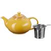 Le Creuset Teiera in gres con infusore in acciaio inossidabile, 1,3 l, Nectar