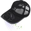Ocastuted Cappello da Fan Alimentato a energia Solare, Berretto da Baseball con ventilatori, Cappello da Spiaggia Solare con Ventola di Raffreddamento, Cappelli da Sole con ventilatori a energia Solare