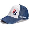 Farming Simulator Cappellino da Baseball, 5 Pannelli, Stile Used Look, Blu e Bianco, 100% Cotone