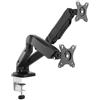 ART Supporto monitor Art L-16GD GAZ braccio per 2 monitor 13-27" 6.5kg [L-16GD GAZ]