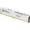 Kingston Ram DIMM DDR5 16GB Kingston D5 SDRAM DDR5 5600-40 bestia KFY XMP Bianco [KF556C40BW-16]