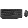Logitech Set tastiera e Mouse Logitech Signature Comfort Plus MK880 wireless USB ottico 4000Dpi 6 tasti Nero [920-014032]
