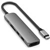 SATECHI Hub Satechi ST-P6SM 100W USB 3.2 tipo-C Grigio [ST-P6SM]