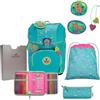 DerDieDas, ErgoFlex Tiny Superflash Set Unisex-Bambini e ragazzi, turchese, m