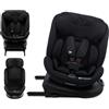 kk Kinderkraft Kinderkraft XPEDITION 3 I-SIZE 40-150 cm, Seggiolino auto 0-36 kg, 360 girevole, Isofix Base, Reclinabile Posizione sdraiata, Poggiatesta regolabile, Gruppo 0 1 2 3, SPS+, H-GUARD+, Nero
