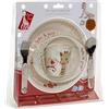 Sophie la girafe 460006 Fresh Touch Sophie la Girafe Set Melamina Pasto Versione Kiwi, Multicolore