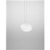 Vistosi NEOCHIC SOSPENSIONE P BIANCO SATINATO E BIANCO OPACO 1 LUCE ATTACCO E27