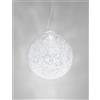 Vistosi RINA SOSPENSIONE 42L BIANCO MURRINA E BIANCO OPACO 1 L2226 LED 2700K 2000LM 16W DIMMERABILE