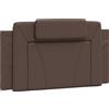 vidaXL Cuscino per testiera marrone 100 cm in Pelle finta