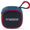 Moodix Altoparlante Bluetooth Moodix, senza fili con radio, blu, 5W - Funzione vivavoce, Micro SD e USB, compatibile con i telefoni cellulari, per il campeggio