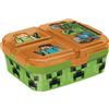 STOR Minecraft - Creeper - Contenitore per il pranzo a scomparti multipli