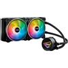 XPG Dissipatore a Liquido XPG LEVANTE X 240 - 2 ventole 120mm ARGB, radiatore in alluminio, Nero