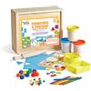 hand2mind Kit di attività Conta e Ordina di Learning Resources, Componenti da gioco sfusi, Giocattoli sensoriali per il gioco sensoriale, Giocattoli per la motricità fine, Montessori, Contenitore di legno, 3+