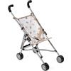 Bayer Chic 2000 - Passeggino per bambole Roma, passeggino per bambole, mini passeggino, orsetto beige, 601-63