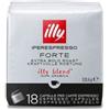 Illy Confezione 18 Capsule per Caffè Espresso Forte di Illy