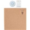 Generico Combinazione macramè,Lavagna per progetti macramè Portatile a Doppio Lato 20X20 cm - Progetto di Braccialetto Riutilizzabile con Istruzioni Incluse, tavola per intrecciare Fatta a Mano
