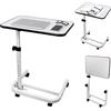 Mobiclinic®, Tavolino da Divano, Pieghevole, Altezza Regolabile, Inclinabile, per Computer, Divano, Letto, Bordo Antiscivolo, Ruote a 360º con Freni, a Forma di C, Cumbre