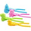 Generico Clip per creare palle di neve, 4 stampis per giochi di palle di neve per bambini, clip per strumenti per creare combattimenti di palles di neves, giocattoli invernali da neves, stampis per modellare