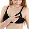 MYSANITY® Reggiseno Allattamento Supporto Extra Coppa C Nero 1 St