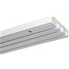 Gardinia Asta a 3 rotaie GE3, Bianco, 150 cm