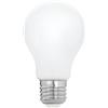 Eglo E27 LED dimmerabile, lampadina opalina, 7,5 Watt (equivalente a 60 Watt), 806 lumen, luce bianco caldo, 2700k, lampadina A60, Ø 6 cm
