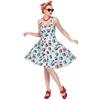 W WIDMANN MILANO Party Fashion - Costume anni '50, abito con sottoveste e cintura, rock'n'roll, carnevale