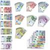 XingRuize 350 Banconote Giocattolo, Inclusi 7 Tagli da 5/10/20/50/100/200/500, 50 Pezzi per Ogni Taglio, Banconote Giocattolo False in Europer per Giochi di Ruolo e Apprendimento