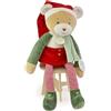 Doudou et Compagnie - Doudou Farceur Cannella - Grande peluche per bambini fin dalla nascita - 40 cm - Molto morbido - Idea regalo dell'Avvento Natale per ragazze e ragazzi - Garanzia Doudou perso -