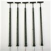 RANRAO Luci operative modellismo ferroviario 5 pezzi Lattice Mast Lampada in scala HO Disposizione della luce della pista 13,5 cm