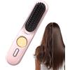 Yonuaret Spazzola Stira Capelli Senza Fili | 9 Livelli Portatile Riscaldamento Rapido 35W Senza Fili | Spazzola Raddrizzante Riscaldata per lo Styling delle Donne,per Vacanze Viaggi Pendolarismo