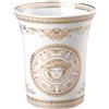 VERSACE Medusa Gala Vaso di Fiori 18cm Porcellana Bianco Oro