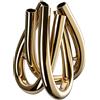 ROSENTHAL Triu Kupfer Vaso 22cm Vetro Borosilicato Gold Oro
