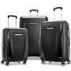 Samsonite, Winfield 3 DLX, Valigia rigida con rotelle girevoli, nero, 3-Piece Set (20/25/28)