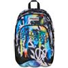 Seven Zaino Scuola Dual BUZZY NOTE BOY, Doppio Scomparto, Blu, 32 L, Multifuzione, Tasca attrezzata, Tasca laterale porta borraccia, Scomparto porta pc, Scuola media e superiore, Bambino, Ragazzo