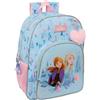 safta Zaino Scuola Frozen Ice magic Azzurro 33 x 42 x 14 cm