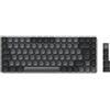 Satechi Tastiera Meccanica 75% SM1 𝗤𝗪𝗘𝗥𝗧𝗬 𝗨𝗦, Bluetooth, 84 Tasti, Retroilluminata e Ricaricabile, Ideale per Gaming, per Mac e Windows (Grigio-Nero, Layout Americano)