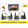 Autokit Paraspruzzi Anteriori e Posteriori COMPATIBILI per Panda 900 4X4 dal 1986 2003