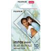 instax Fujifilm instax mini Film Pellicola Istantanea per Fotocamere Blue Marble, Formato 46x62 mm, Confezione da 10 Foto