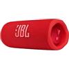 JBL Flip 6 Speaker Bluetooth Portatile, Cassa Altoparlante Impermeabile e Antipolvere IPX67, Compatibile con JBL PartyBoost, Fino a 12h di Autonomia, Rosso