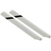 2x pala del rotore principale in fibra di vetro da 360 mm per la