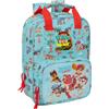 safta PAW PATROL DINO RESCUE - Zaino per bambini, con manici, adattabile al carrello, ideale per bambini di diverse età, confortevole e versatile, qualità e resistenza, 20 x 8 x 28 cm