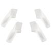 BOROCO 4pcs RV Grondaia Grondaie, Mini Grondaia Motorhome Grondaie Lato Sinistro e Destro RV Grondaia Estensore Tetto Ringhiera Grondaia Guardia