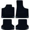 Occ Sport OCC DESIGN - Tappetini Auto, Tappeti Su Misura, Compatibili con Audi A3 8P (2003-2013), Moquette alta qualità, Velluto/polipropilene, Ancora originale, Supporto antiscivolo, Coppa laterale, 4 pezzi