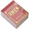 Generico Mini Calendario 2026 - Organizer 365 Giorni A Strappo,Calendario Giornaliero Mini Planner 2026 | Per Casa Ufficio Scuola Viaggio Programma Appuntamento Studente Insegnante Natale Anno Nuovo