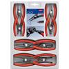KNIPEX Assortimento di pinze di precisione per anelli di sicurezza 8 pezzi, 00 20 04 SB