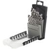 Krino 01360401 Set 19 Pezzi Punte Rettificate per Acciaio Acciaio